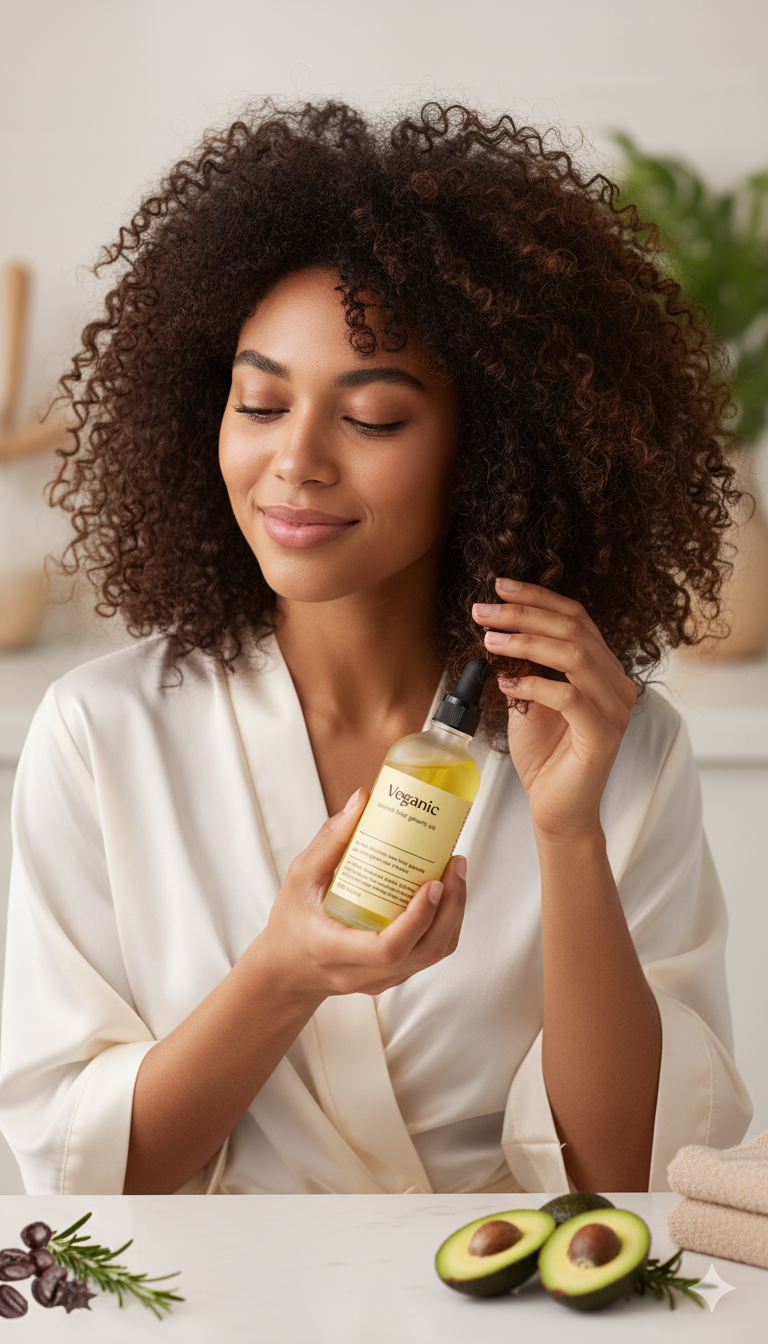 Veganic Pure Growth Essence - Organic Rosemary Hair Oil