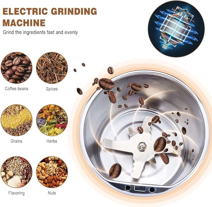 2-in-1 Portable Electric Grinder