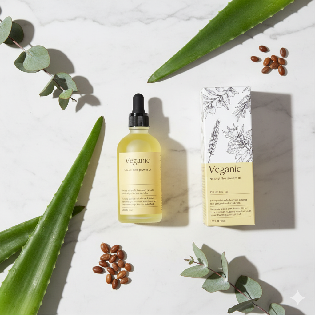 Veganic Pure Growth Essence - Organic Rosemary Hair Oil