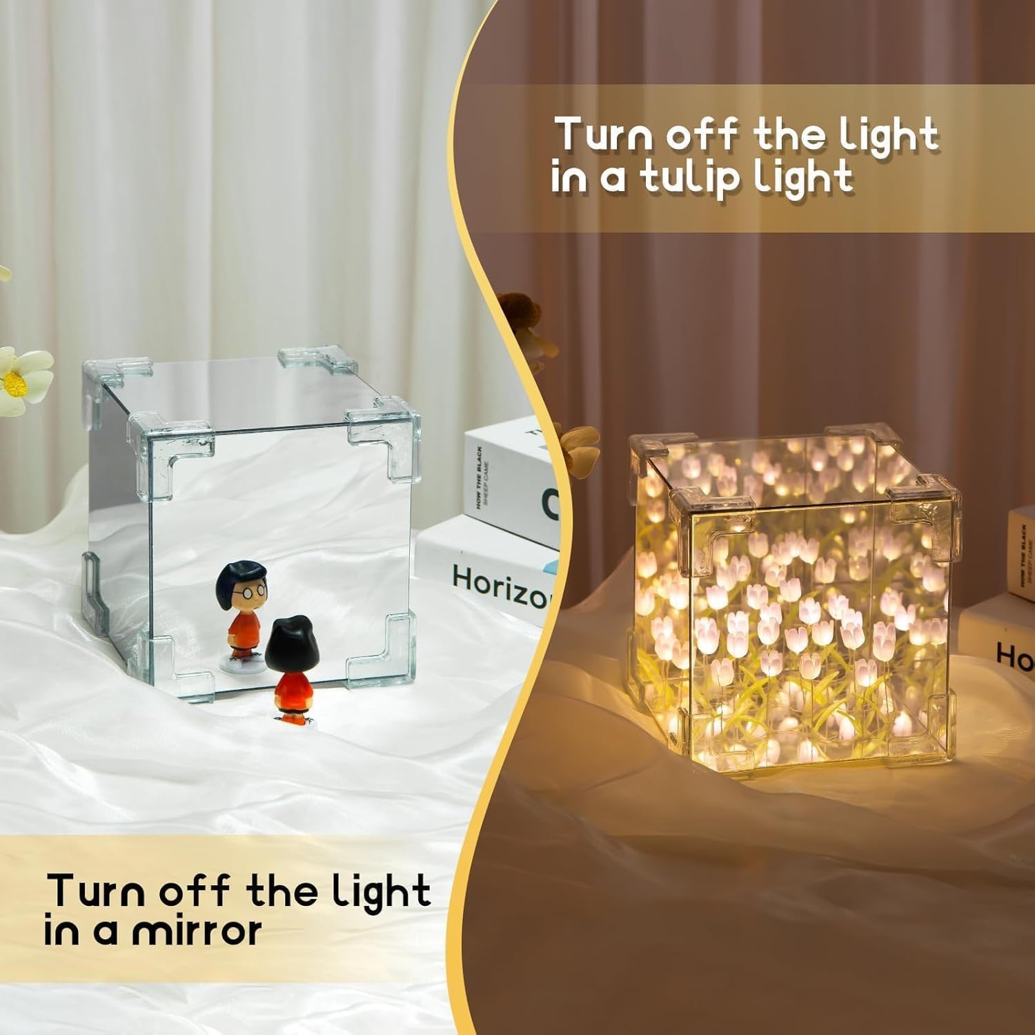 Infinite Tulip Lamp Cube – Bring Magic to Your Space