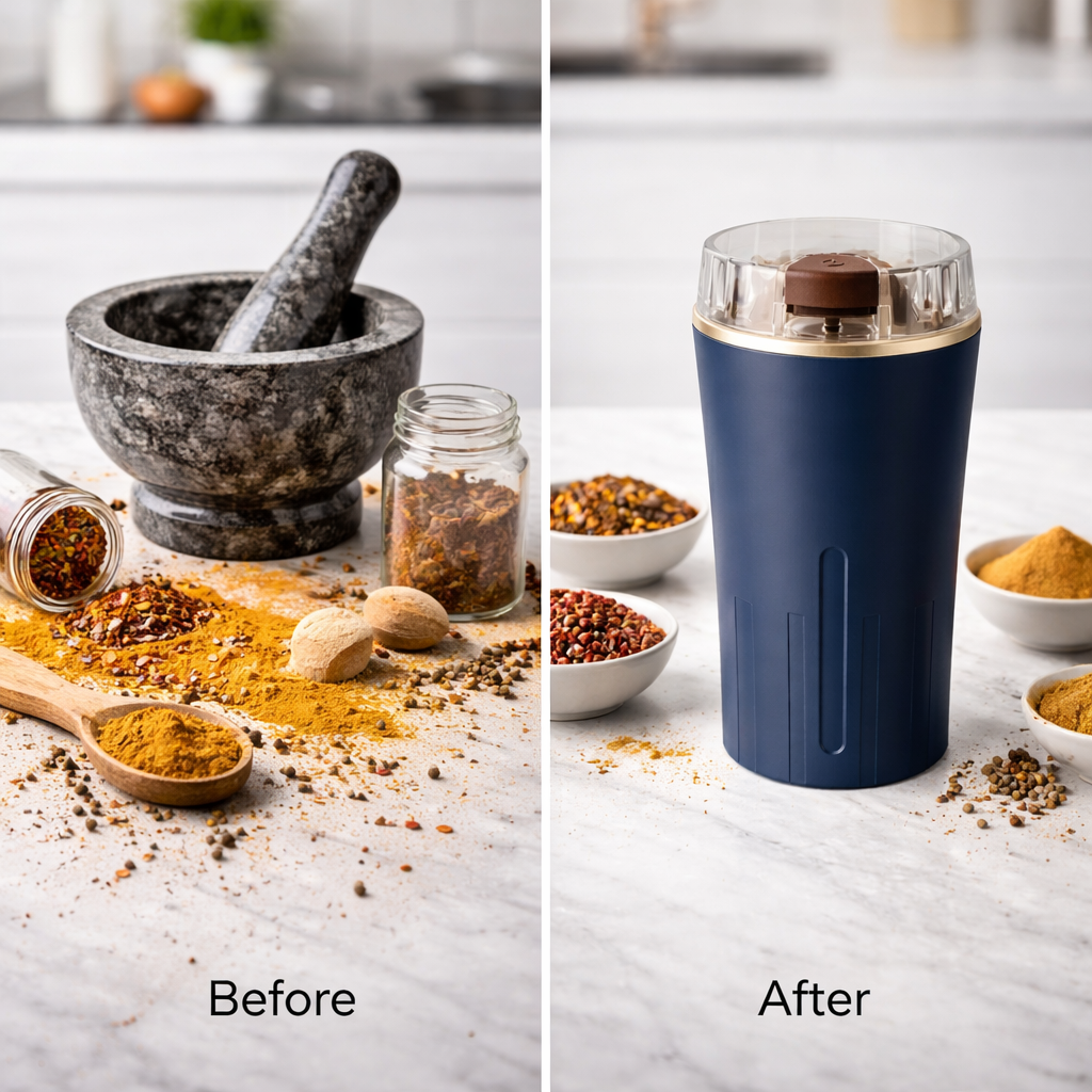 2-in-1 Portable Electric Grinder