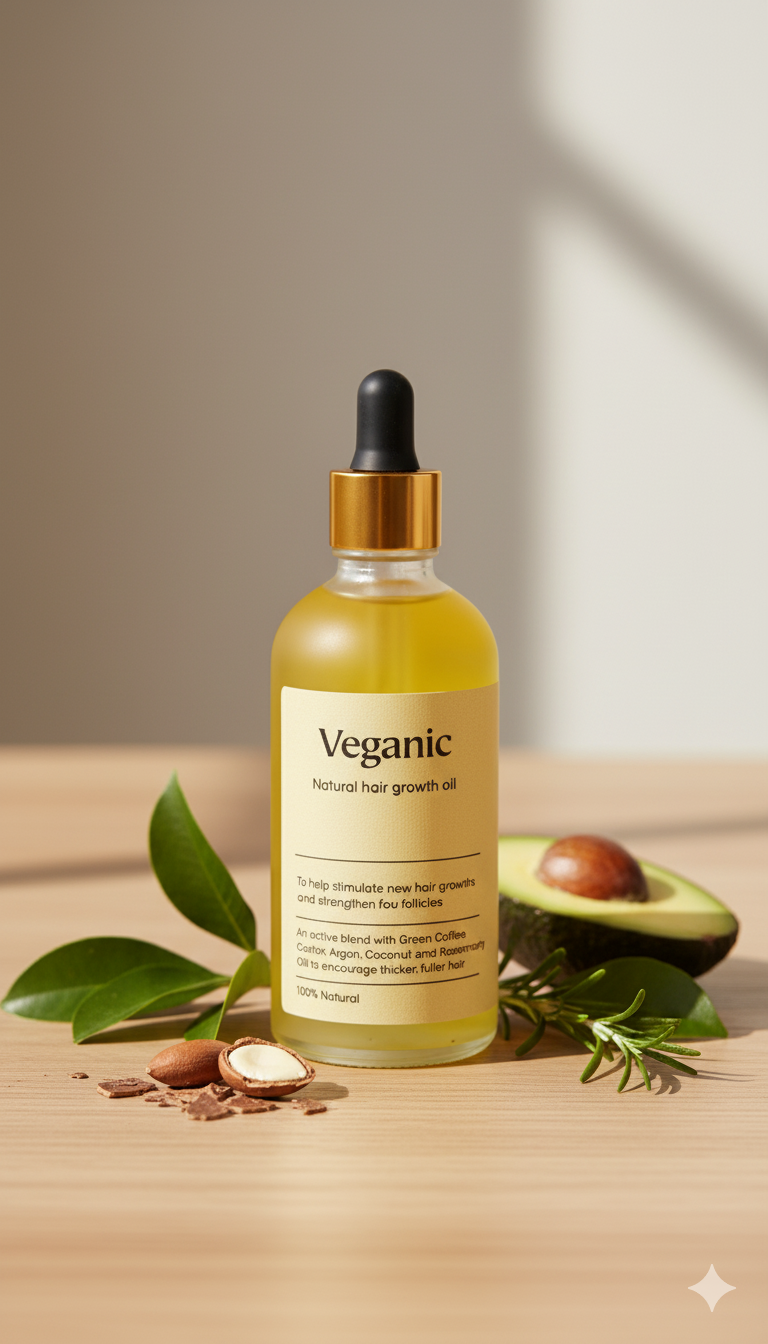 Veganic Pure Growth Essence - Organic Rosemary Hair Oil