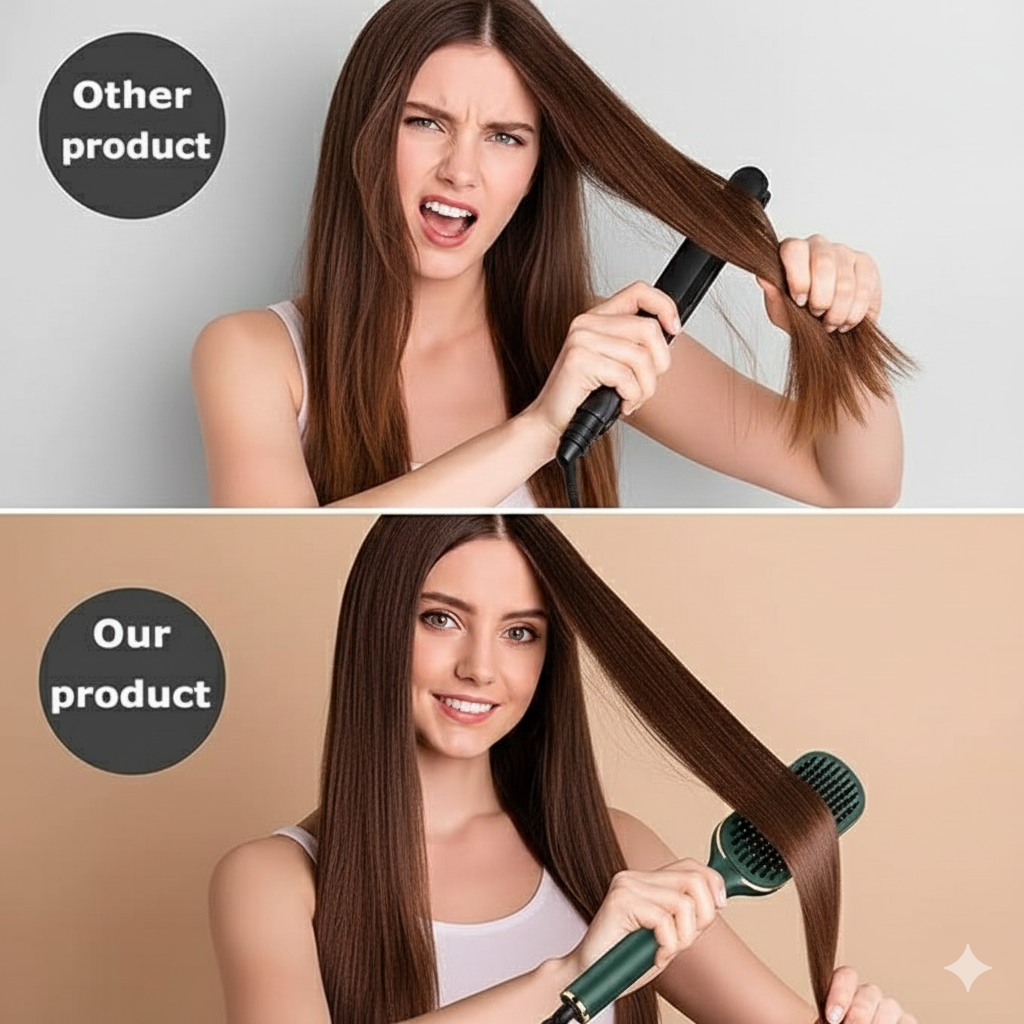 SmoothGlide™ | Hair Straightening Brush